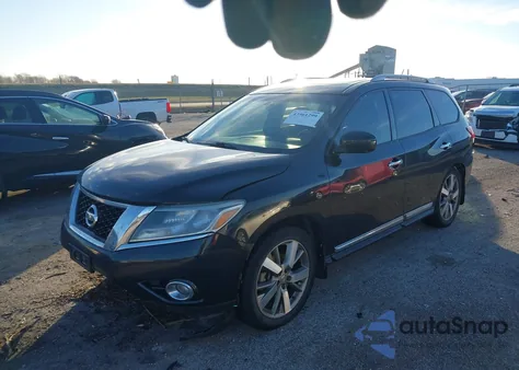2015 Nissan Pathfinder Platinum из США, поврежденный, VIN 5N1AR2MM5FC605248